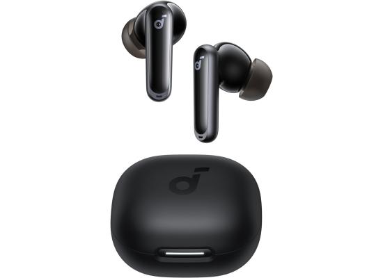 Anker Soundcore P40i Bluetooth Headphones, 11mm Drivers, Adaptive ANC, 6 Mics, AI Clear Calls, Wireless Charging Compatible, BT5.3, IPX5 Water-Resistant, up to 60H Playtime, Built-In Phone Stand - Black